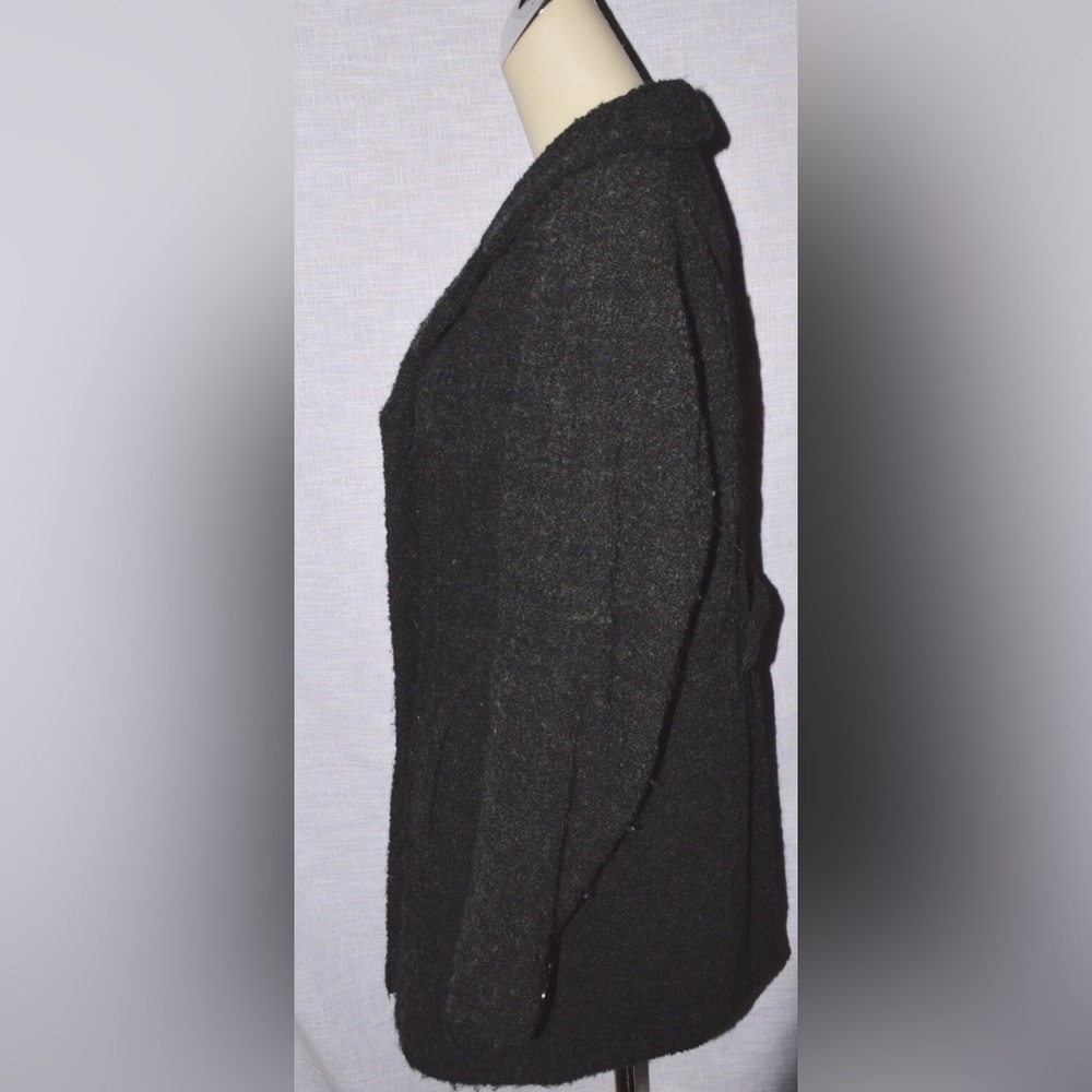 Utex Design Size 10 M Medium Black Charcoal Wool … - image 4